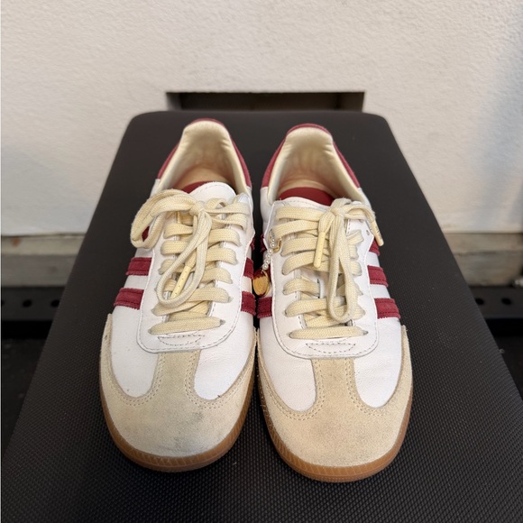 Adidas Sporty & Rich White and Red Sambas women’s 6.5 - Picture 2 of 3